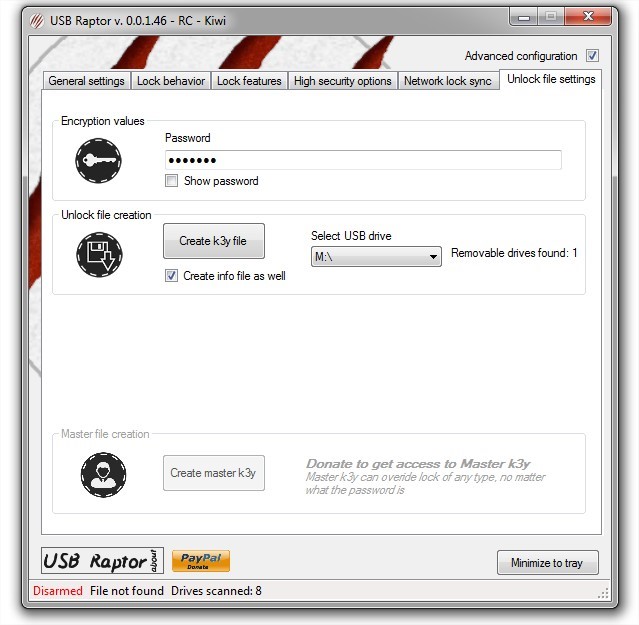 Скриншот 6 программы USB Raptor