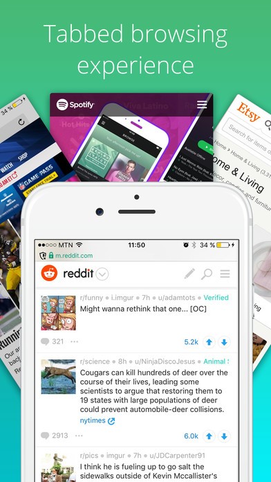 Скриншот 2 программы Aloha Browser