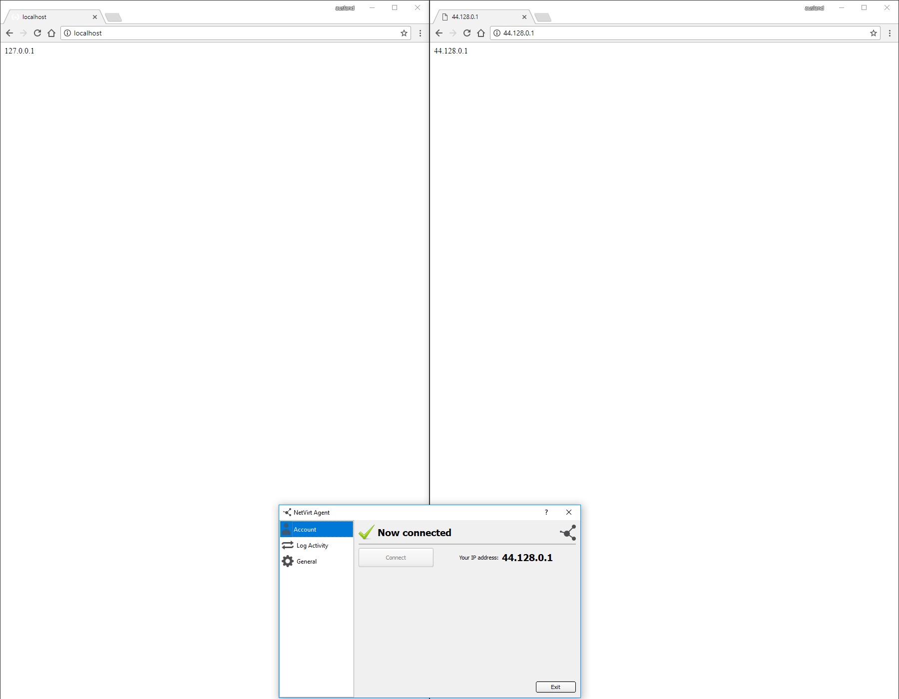 Скриншот 3 программы DynVPN