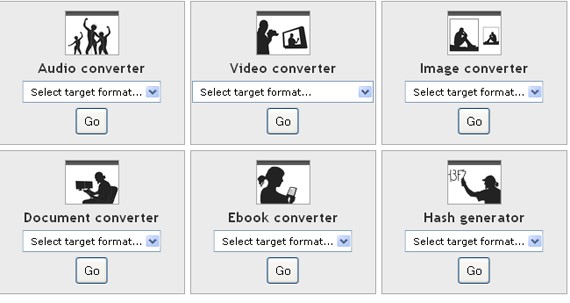Скриншот 1 программы Online Convert