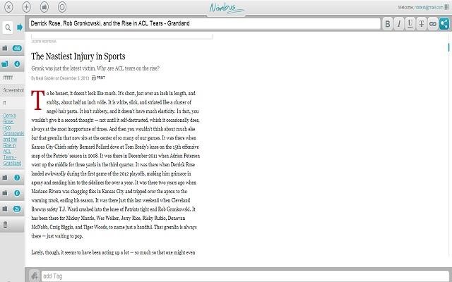 Скриншот 5 программы Nimbus Note