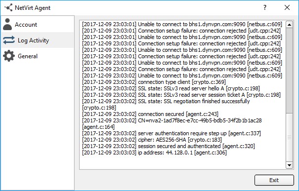 Скриншот 4 программы DynVPN