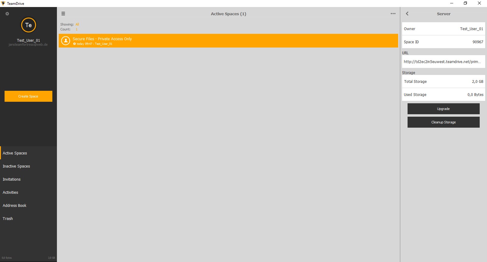 Скриншот 5 программы TeamDrive