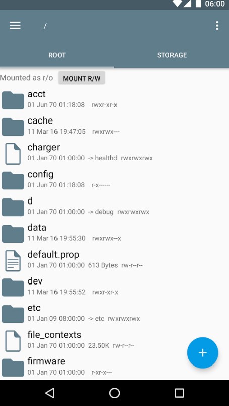 Скриншот 6 программы Root Explorer