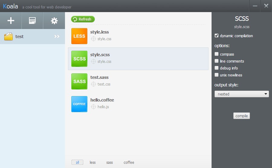Скриншот 2 программы Koala