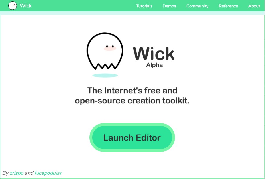 Скриншот 2 программы Wick Editor