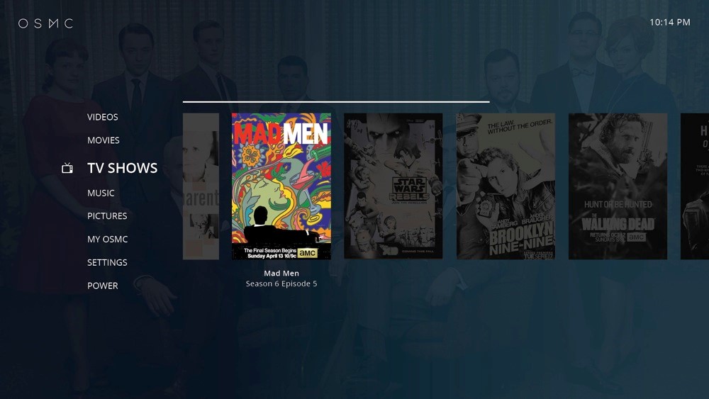 Скриншот 1 программы OSMC