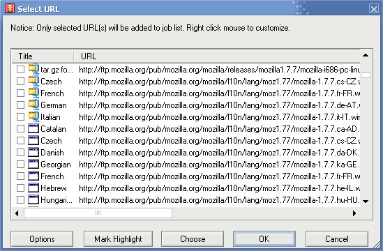 Скриншот 4 программы FlashGot