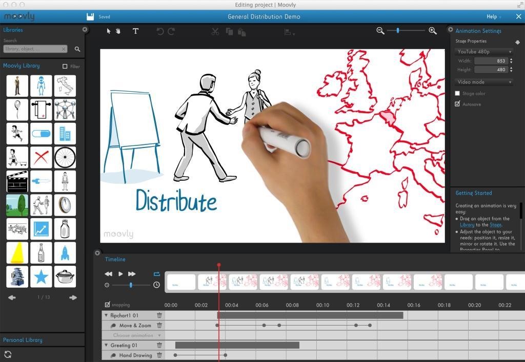 Скриншот 5 программы Moovly