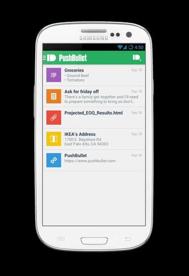 Скриншот 3 программы Pushbullet