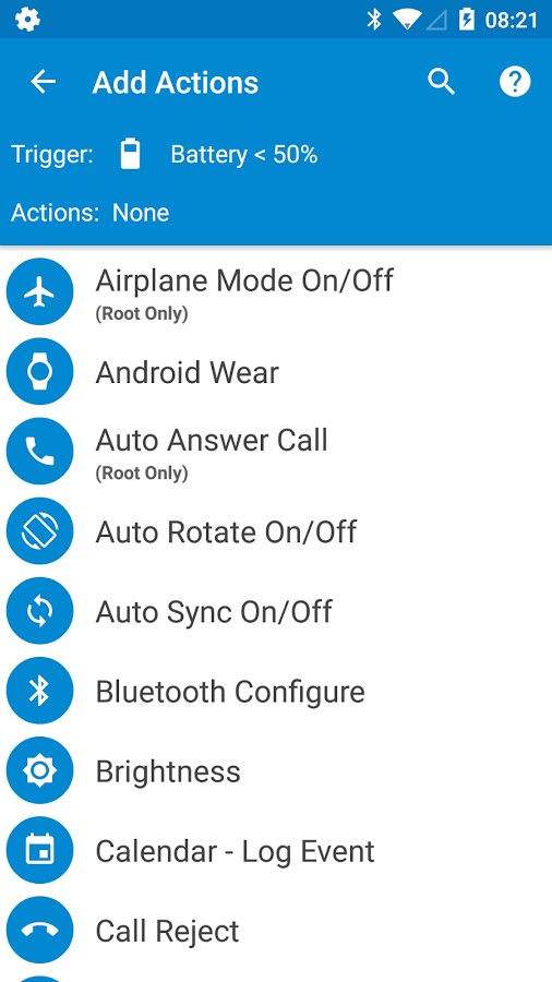 Скриншот 6 программы MacroDroid