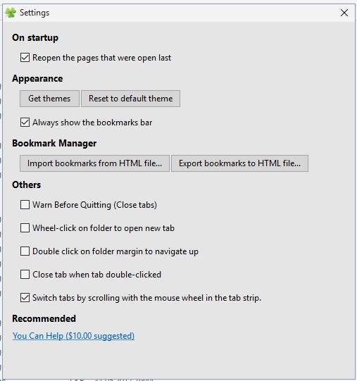 Скриншот 6 программы Clover