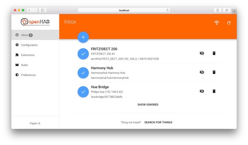 Скриншот 5 программы openHAB