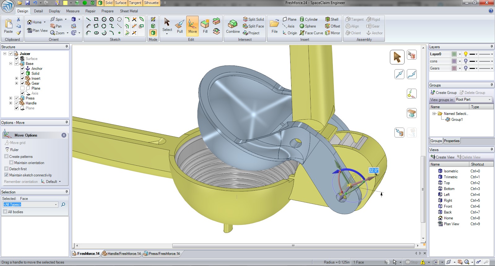 Скриншот 2 программы ANSYS SpaceClaim