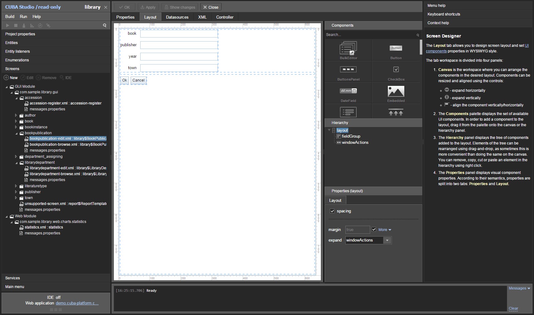 Скриншот 4 программы CUBA.platform