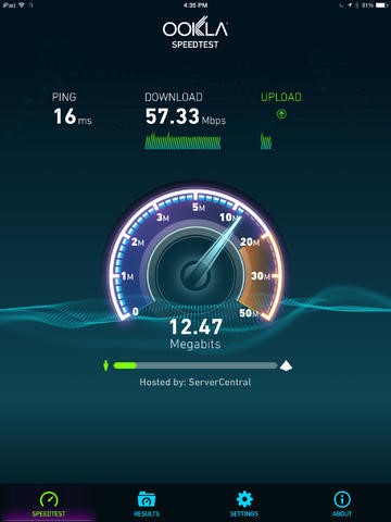Скриншот 3 программы Speedtest.net