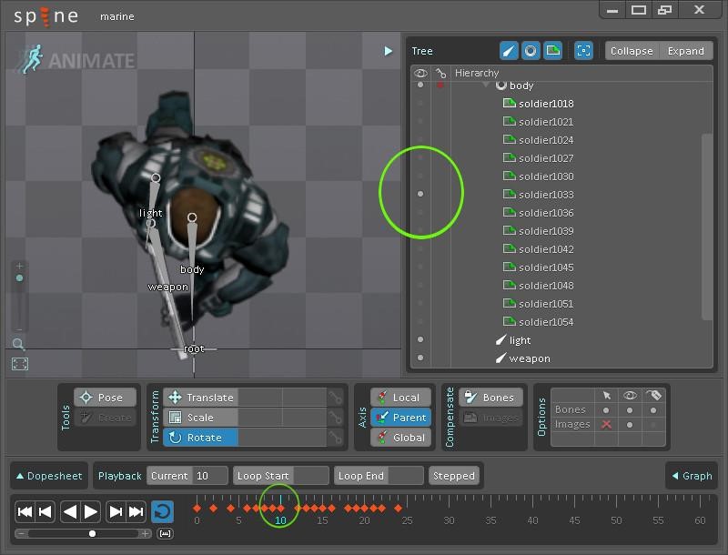Скриншот 4 программы Spine
