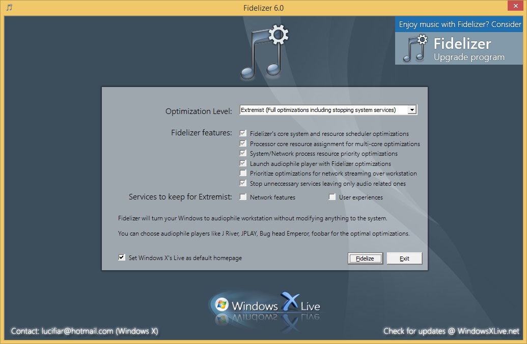Скриншот 3 программы Fidelizer