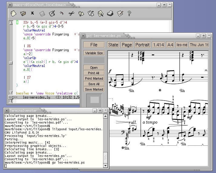 Скриншот 3 программы LilyPond