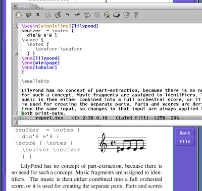 Скриншот 4 программы LilyPond