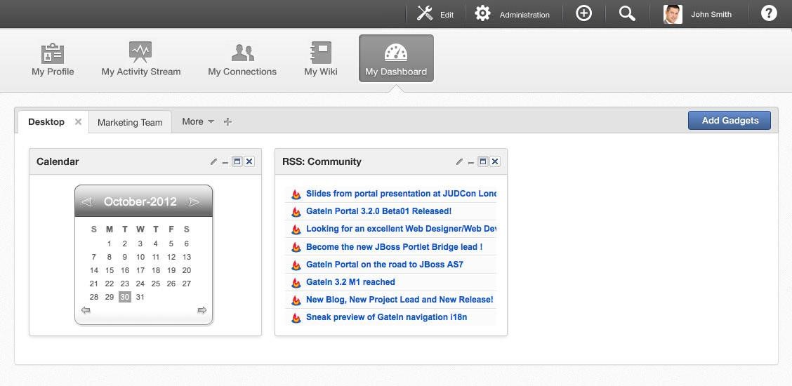 Скриншот 4 программы eXo Platform