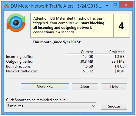 Скриншот 6 программы DU Meter