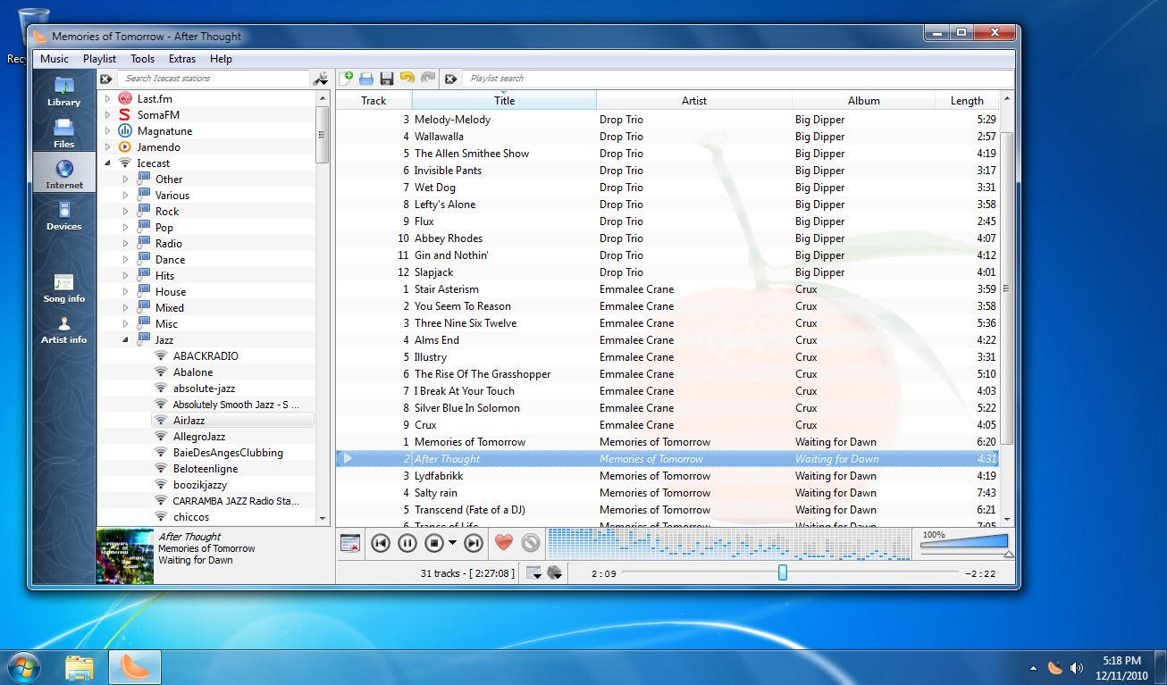 Скриншот 3 программы Clementine