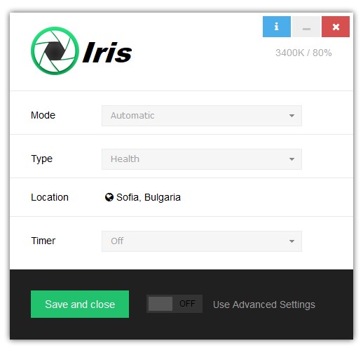 Скриншот 3 программы Iris