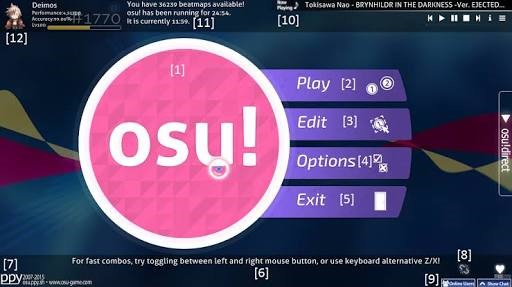 Скриншот 2 программы osu!