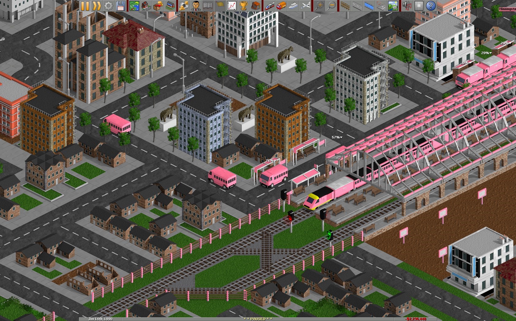 Скриншот 4 программы OpenTTD