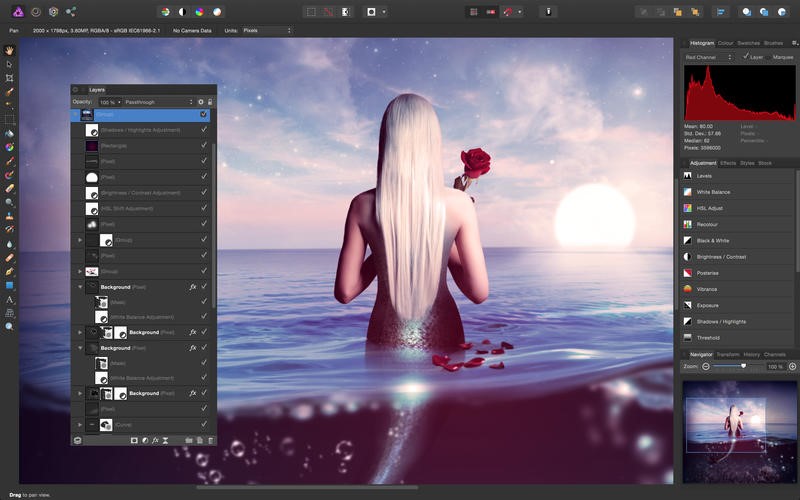 Скриншот 2 программы Affinity Photo