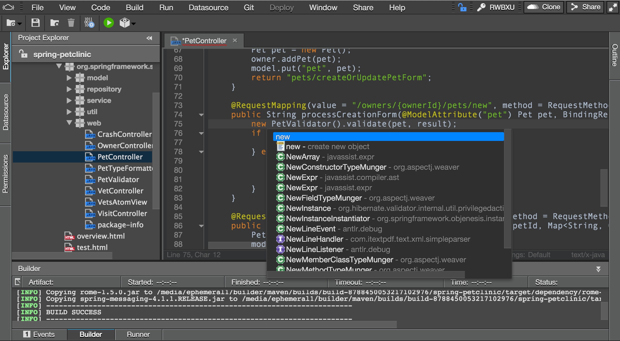 Скриншот 2 программы Codenvy