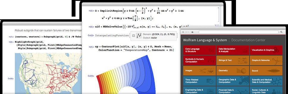 Скриншот 1 программы Mathematica