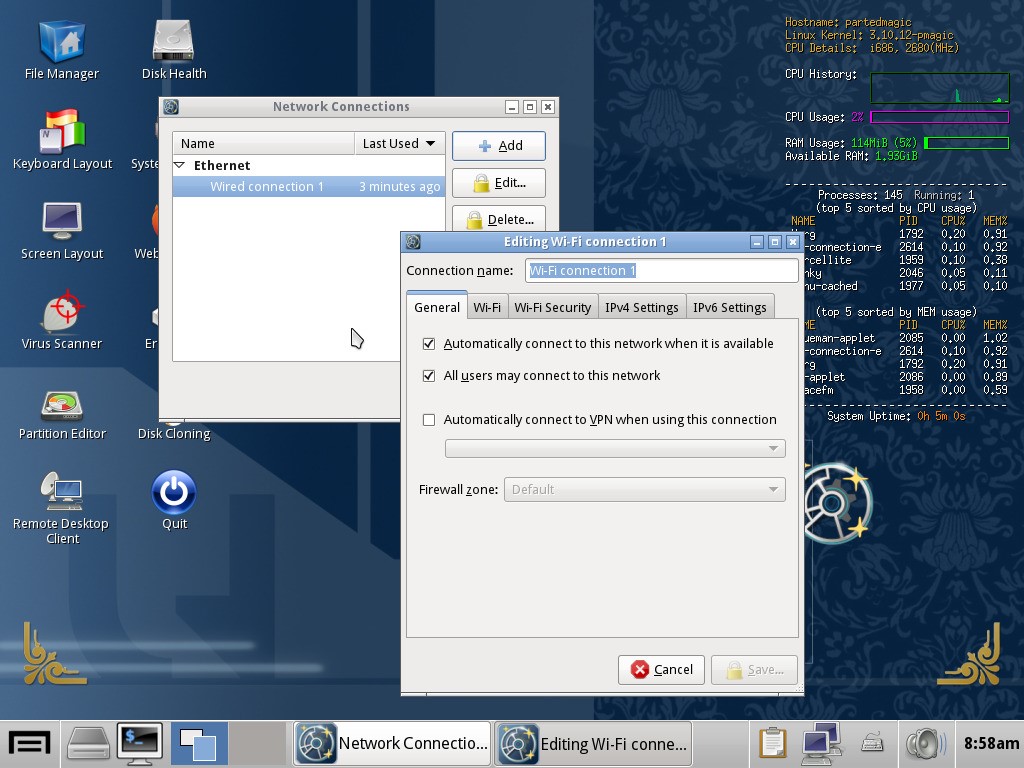 Скриншот 5 программы Parted Magic