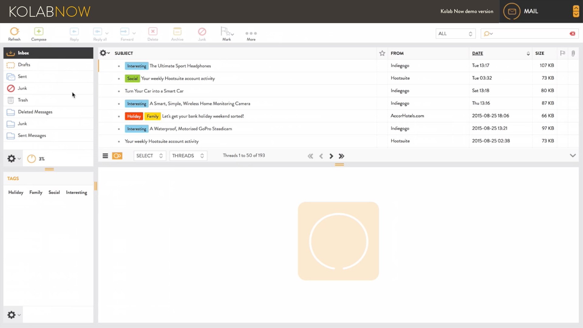 Скриншот 3 программы Kolab Now