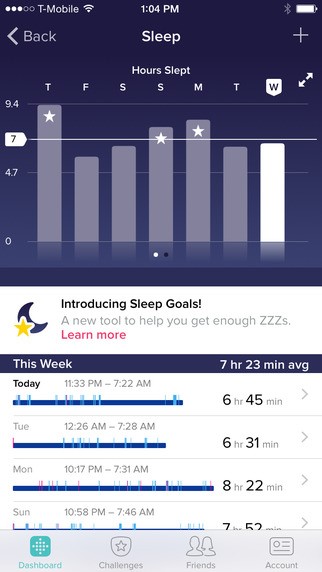 Скриншот 5 программы fitbit