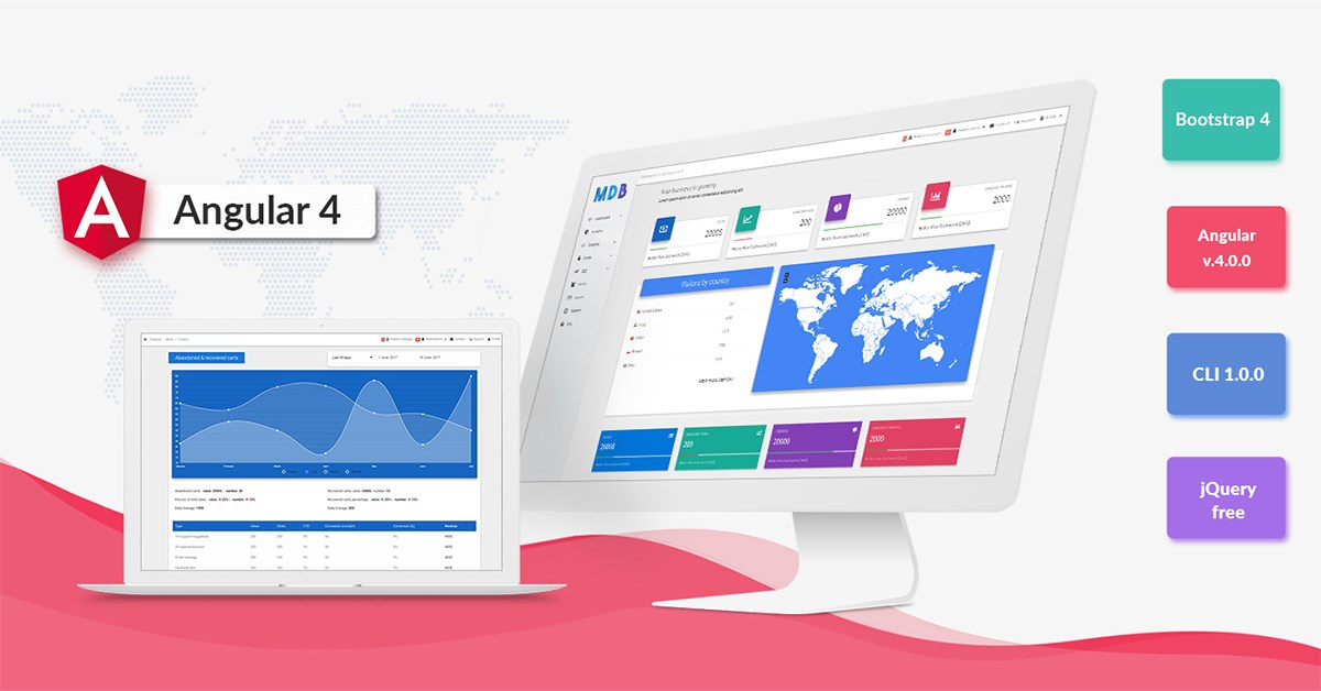 Скриншот 5 программы Material Design for Bootstrap 4