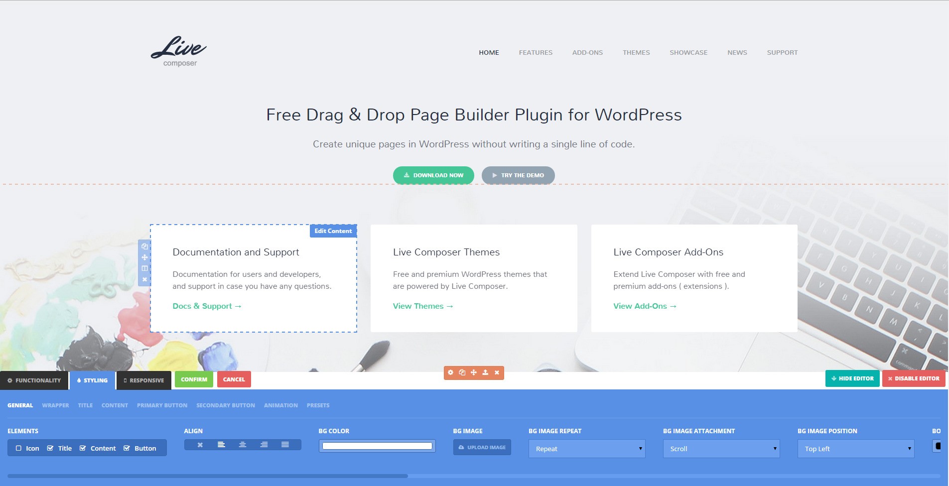 Скриншот 3 программы Live Composer