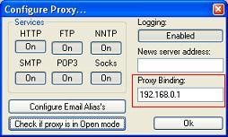 Скриншот 1 программы AnalogX Proxy