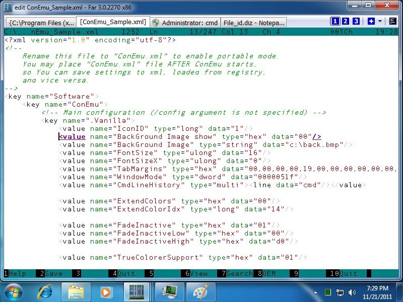 Скриншот 5 программы ConEmu