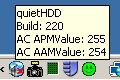 Скриншот 5 программы quietHDD