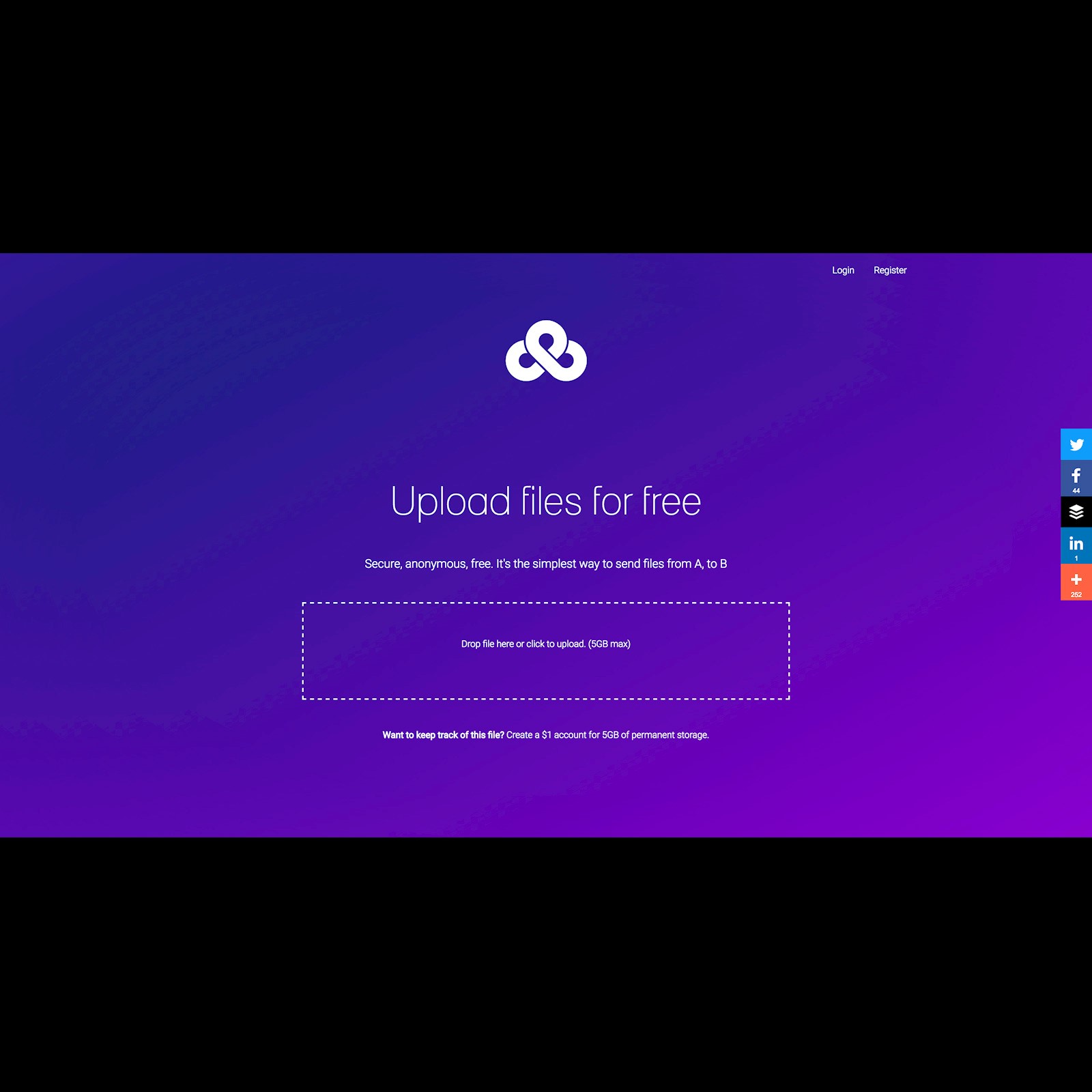 Скриншот 5 программы UploadFiles.io