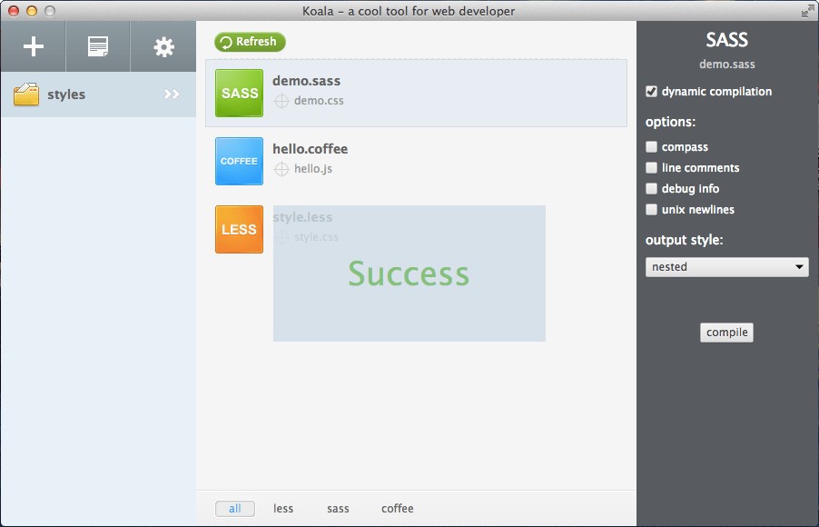 Скриншот 3 программы Koala