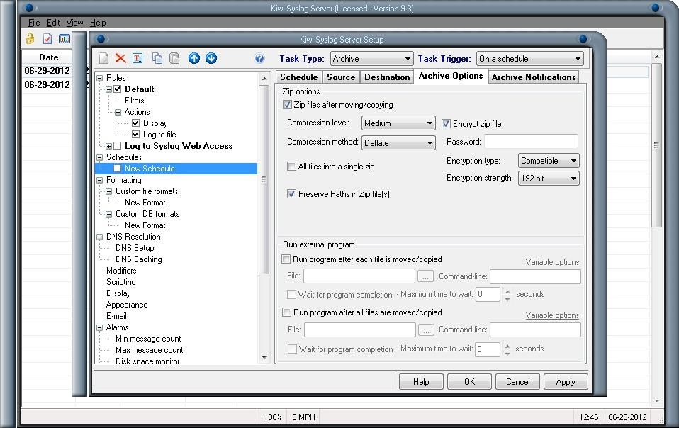 Скриншот 3 программы Kiwi Syslog Server
