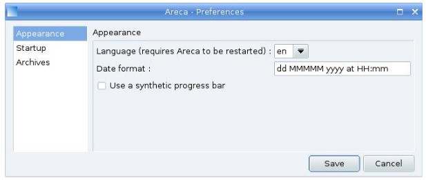 Скриншот 5 программы Areca Backup
