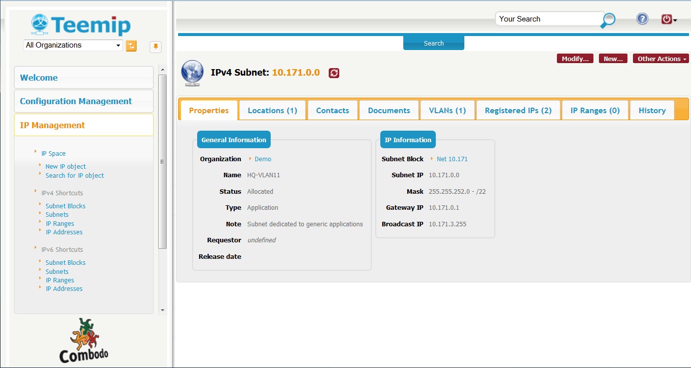 Скриншот 4 программы TeemIP