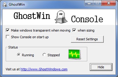 Скриншот 2 программы GhostWin