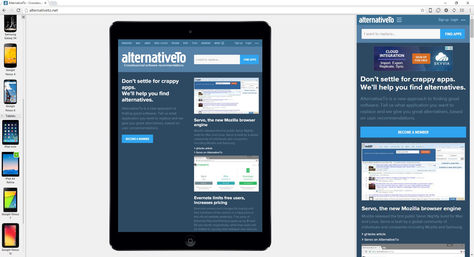 Скриншот 4 программы Blisk