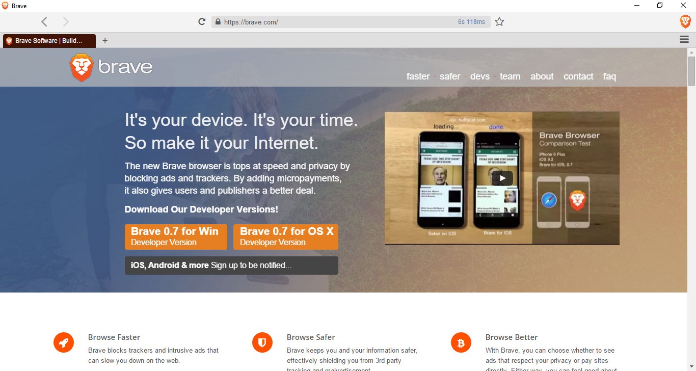 Скриншот 4 программы Brave