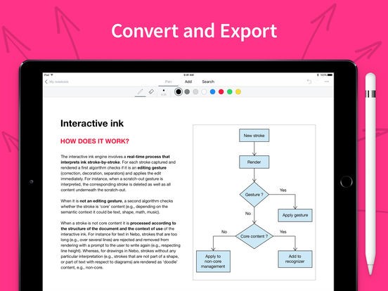 Скриншот 5 программы MyScript Nebo